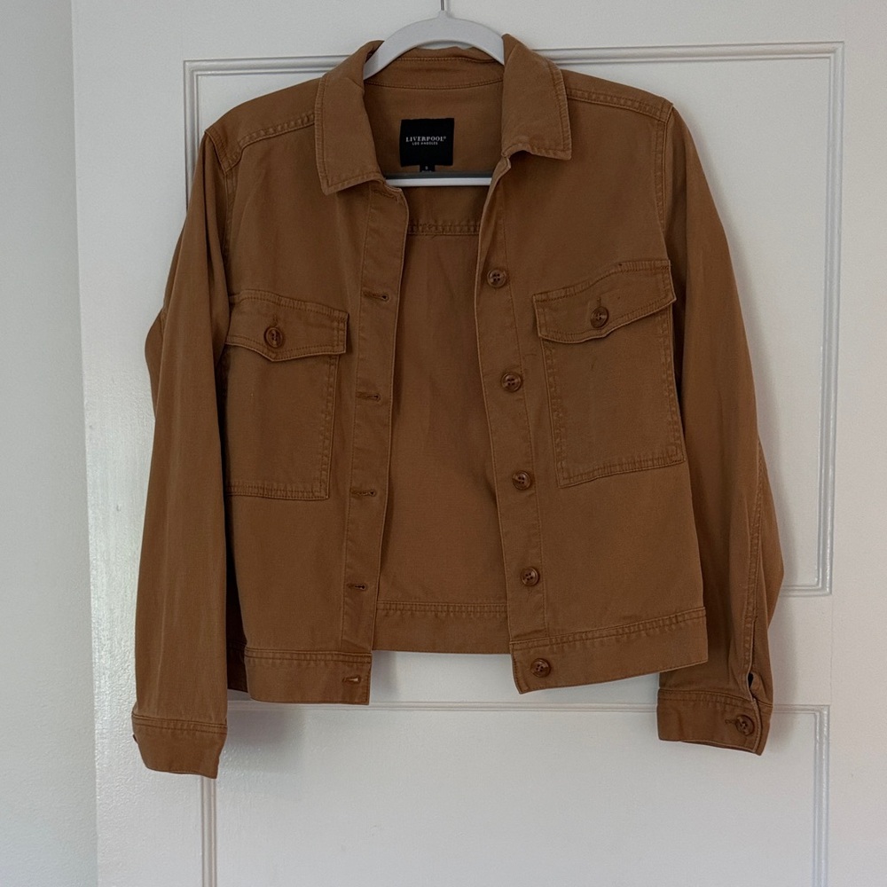 Liverpool Women's Tan Jean Jacket
